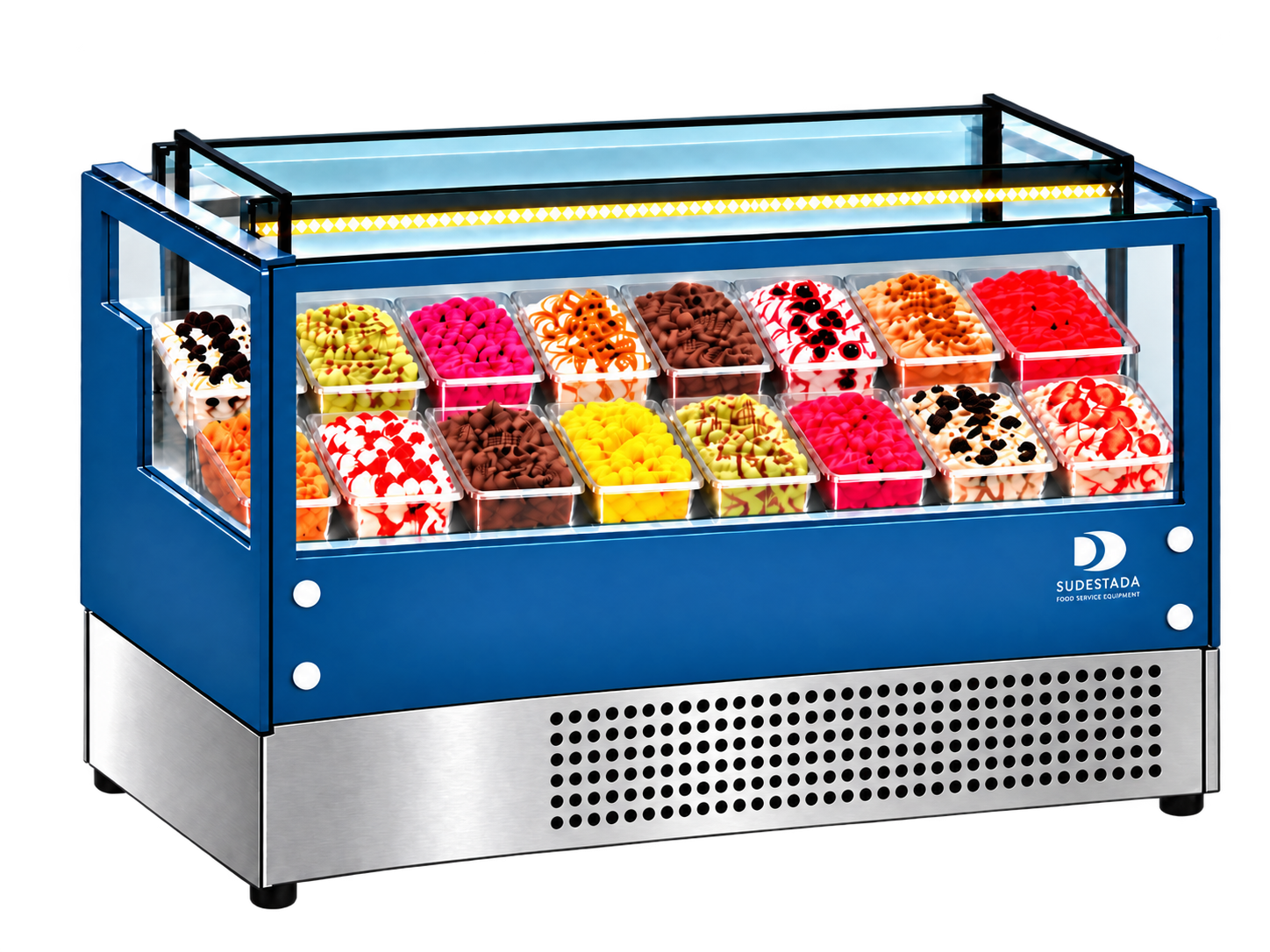 Vitrina exhibidora de helados Sudestada SUD-16